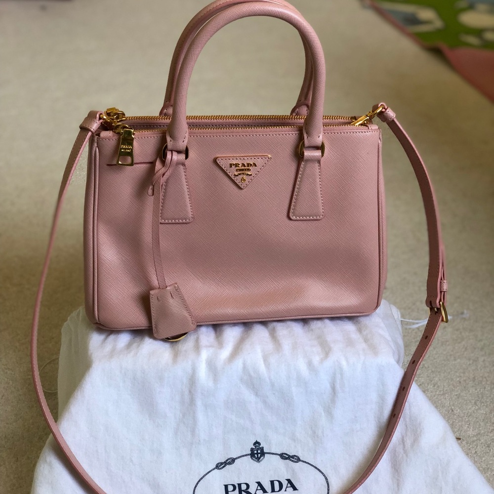 2013 Prada Galleria Mini Saffiano Leather Bag